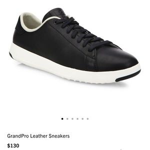 NEW cole haan black tennis sneaker 7.5